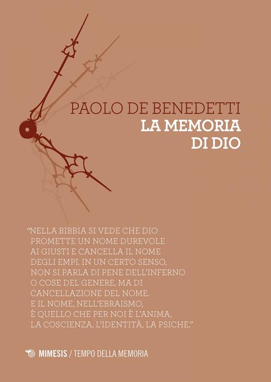 La memoria di Dio - Paolo De Benedetti - ebook