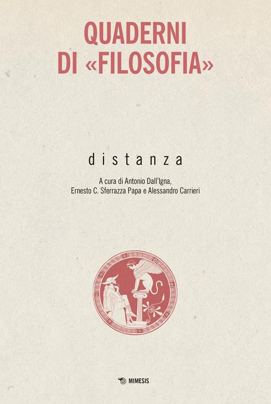 Distanza. Quaderni di «Filosofia» - copertina