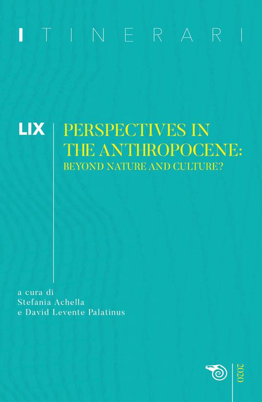 Itinerari (2020). Vol. 59: Perspectives in the anthropocene. - copertina
