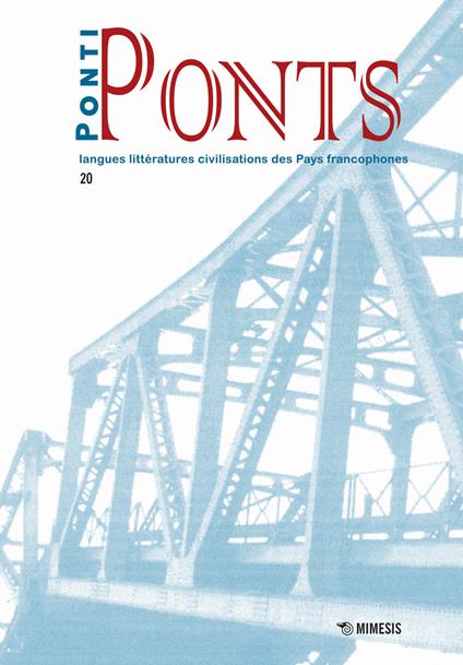 Ponti-Ponts. Langues littératures civilisations des pays francophones. Vol. 20 - copertina
