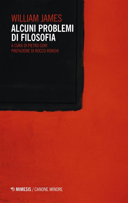 Alcuni problemi di filosofia - William James,Pietro Gori - ebook