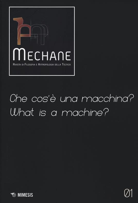 Mechane. Vol. 1: Che cos'è una macchina? - copertina