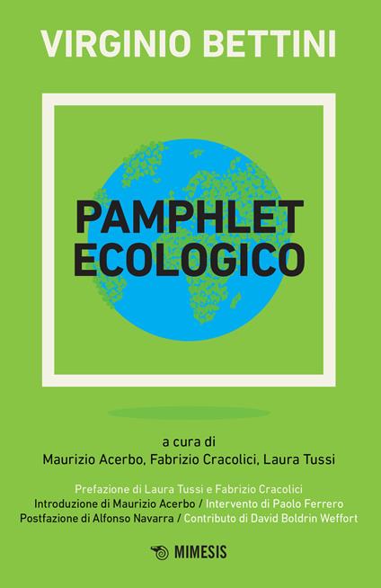 Pamphlet ecologico - Virginio Bettini - copertina