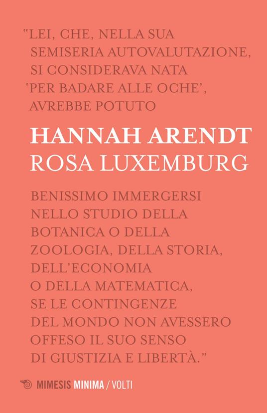 Rosa Luxemburg - Hannah Arendt,Rosalia Peluso - ebook