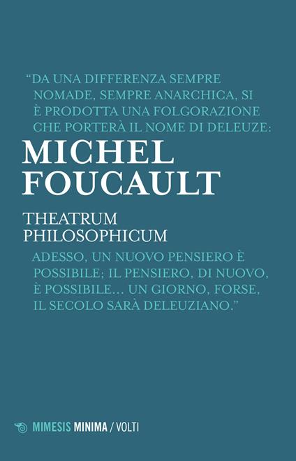 Theatrum philosophicum - Michel Foucault - copertina
