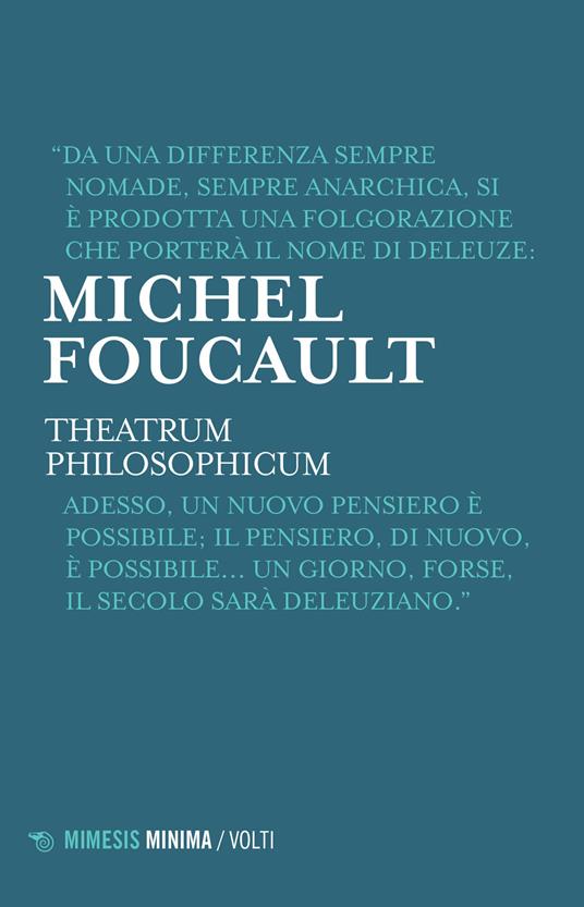 Theatrum philosophicum - Michel Foucault - copertina