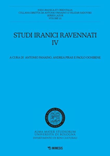 Studi iranici ravennati. Vol. 4 - copertina