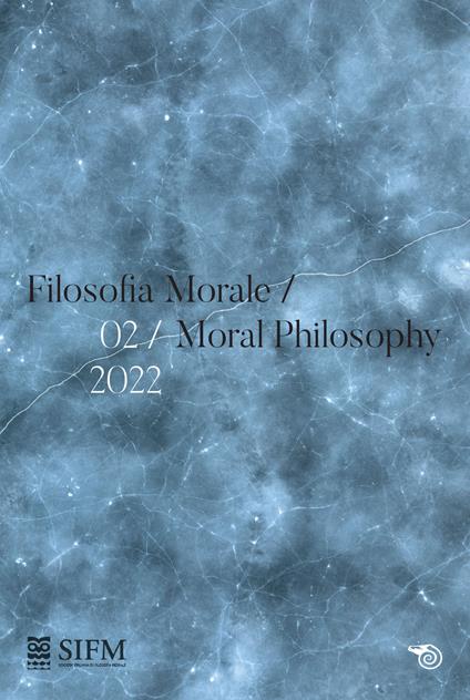 Filosofia morale-Moral philosophy (2022). Vol. 2 - copertina