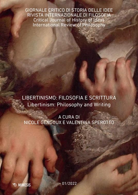 Giornale critico di storia delle idee. Ediz. italiana e inglese (2022). Vol. 1: Libertinismo: filosofia e scrittura-Libertinism: philosophy and writing - copertina