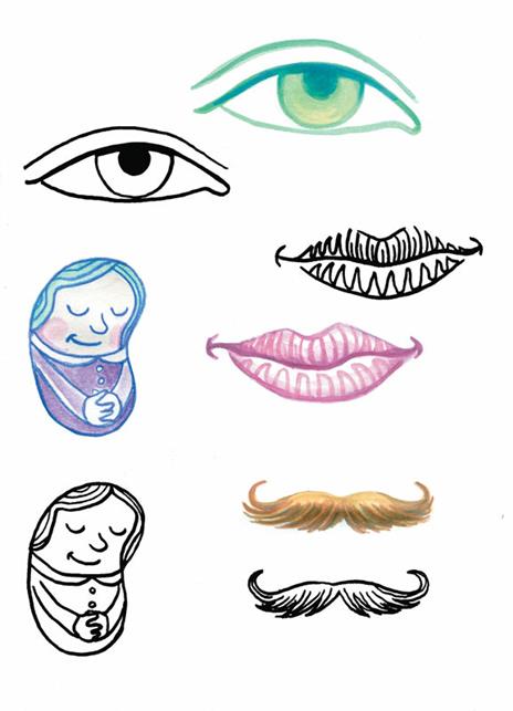 20 modi per disegnare un baffo e altri 44 elementi buffi - Cara Bean - 8