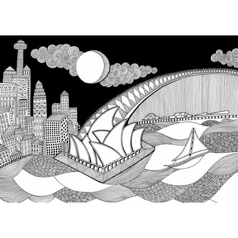 Città. Colorare in 3D. Con gadget - Hannah Davies - 2