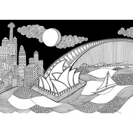 Città. Colorare in 3D. Con gadget - Hannah Davies - 2