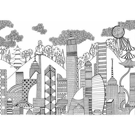 Città. Colorare in 3D. Con gadget - Hannah Davies - 4