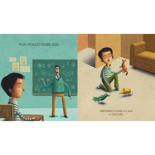 Non voglio stare qui. Ediz. a colori - Lawrence Schimel - 2