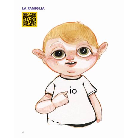 Piccolo vocabolario. Lingua dei segni italiana. Bebè e genitori. Con QR Code - Roger Olmos - 2