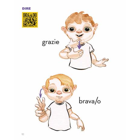 Piccolo vocabolario. Lingua dei segni italiana. Bebè e genitori. Con QR Code - Roger Olmos - 3