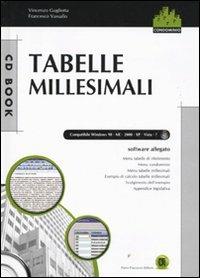 Tabelle millesimali. Con CD-ROM - Vincenzo Gugliotta,Francesco Vassallo - copertina