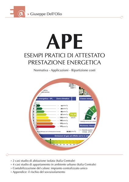 APE esempi pratici di attestato prestazione energetica - Giuseppe Dell'Olio - copertina
