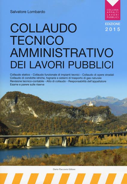Collaudo tecnico amministrativo dei lavori pubblici - Salvatore Lombardo - copertina