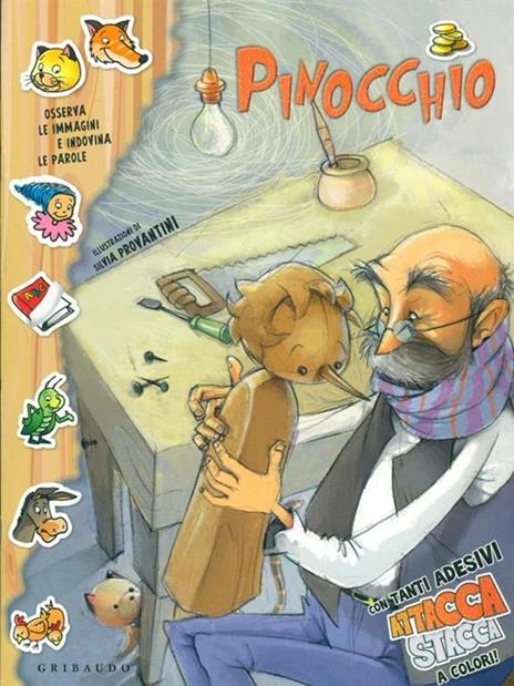 Pinocchio. Con adesivi - Silvia Provantini - copertina
