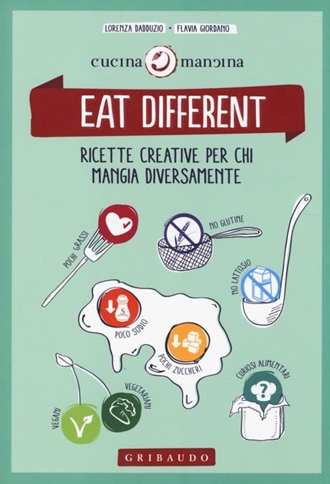 Eat different. Ricette creative per chi mangia diversamente - Lorenza Dadduzio,Flavia Giordano - copertina
