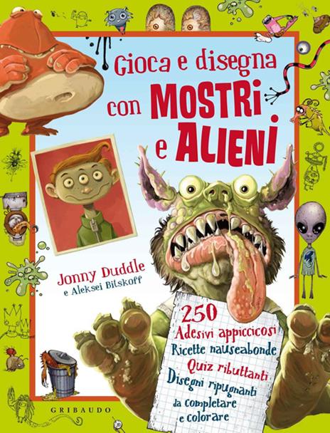 Gioca e disegna con mostri e alieni. Con adesivi - Jonny Duddle,Aleksei Bitskoff - 6