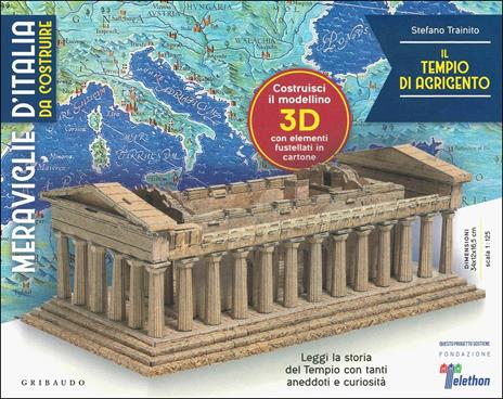 Il tempio di Agrigento. Meraviglie d'Italia da costruire. Ediz. illustrata. Con gadget - Stefano Trainito - copertina