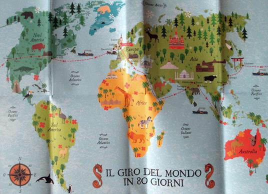 Il giro del mondo in 80 giorni. Con Poster - Jules Verne - 3