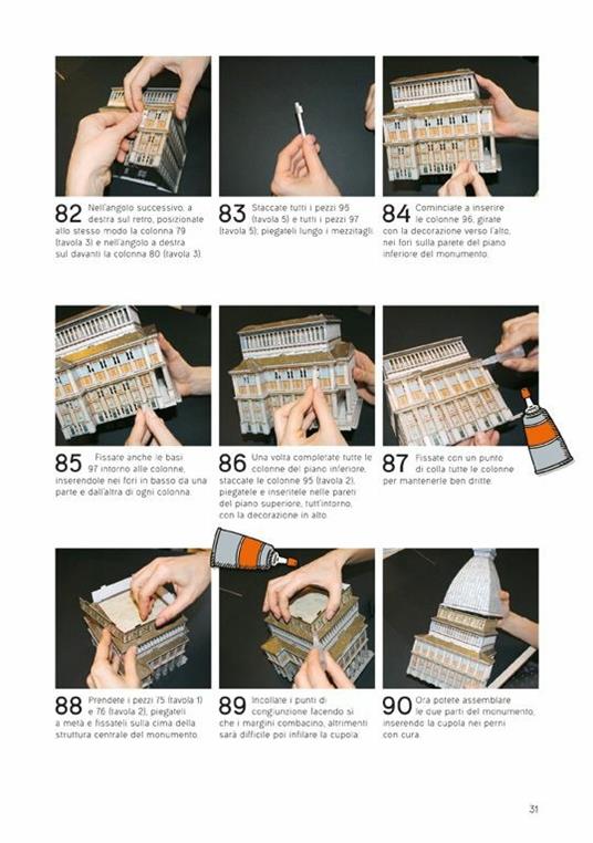 La Mole Antonelliana. Torino. Meraviglie d'Italia da costruire. Ediz. a colori. Con gadget - Stefano Trainito - 5