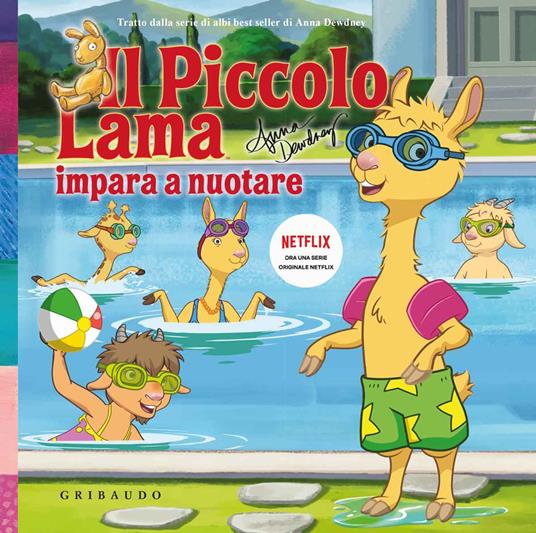 Il piccolo Lama impara a nuotare. Ediz. a colori - Anna Dewdney - copertina