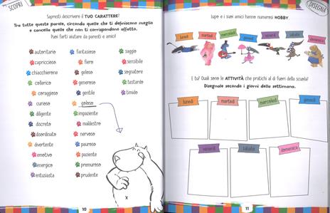 Scopri le emozioni con il lupo. Amico lupo. Con adesivi. Ediz. a colori - Orianne Lallemand - 3