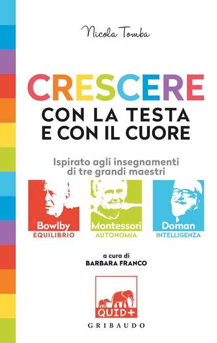 QUID + Crescere con la testa e con il cuore. Ispirato agli insegnamenti di tre grandi maestri - Nicola Tomba - copertina