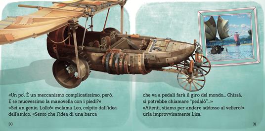 Le sei storie di Leo da Vinci e le sue invenzioni. Ediz. a colori - Sergio Manfio,Francesco Manfio,Enrica Ricciardi - 6