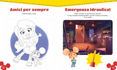 Gioca e impara con Topo Gigio. Con adesivi. Ediz. a colori - 2