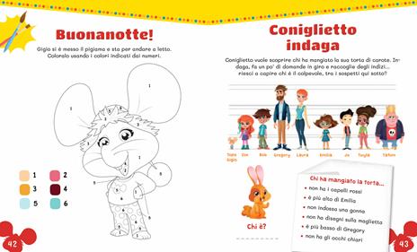 Gioca e impara con Topo Gigio. Con adesivi. Ediz. a colori - 5