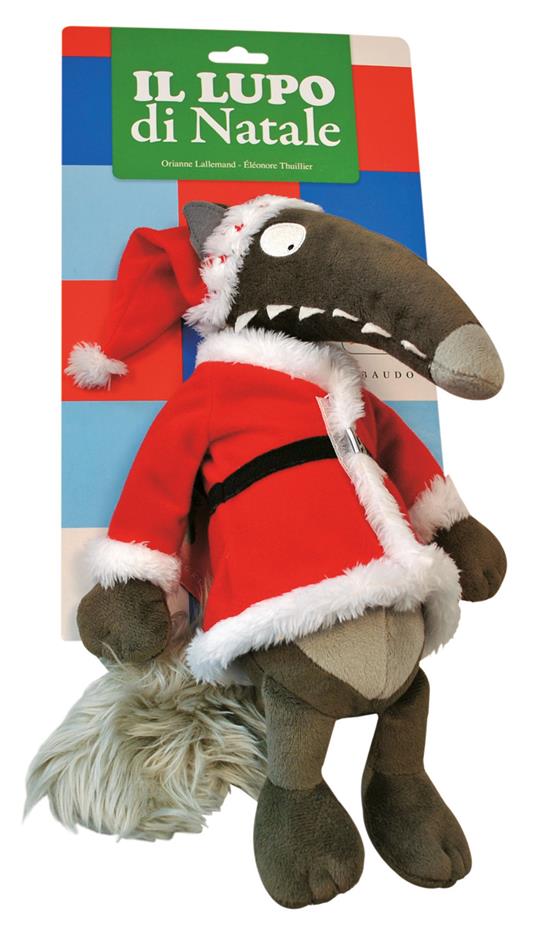 Il lupo di Natale. Amico lupo. Ediz. a colori. Con peluche piccolo - Orianne Lallemand - copertina
