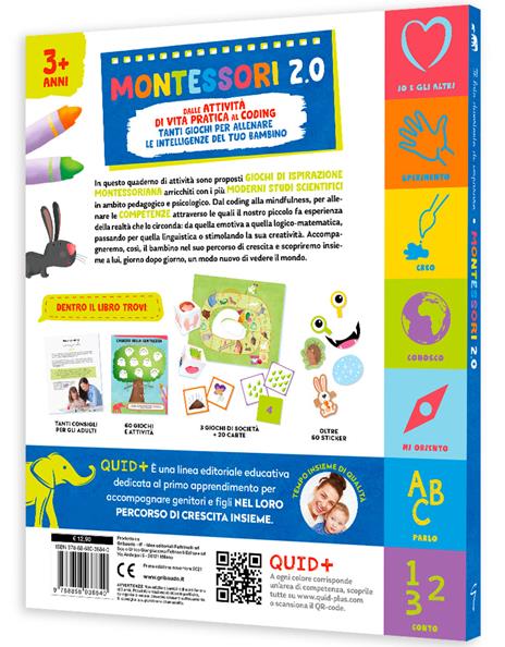 Montessori 2.0. Dalle attività di vita pratica al coding, tanti giochi per allenare le intelligenze del tuo bambino. Ediz. a colori - 8