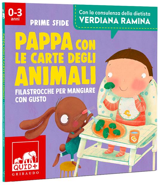 Pappa con le carte degli animali. Filastrocche per mangiare con gusto. Ediz. a colori. Con 35 carte. Con libro-guida riservato agli adulti - Barbara Franco - 3