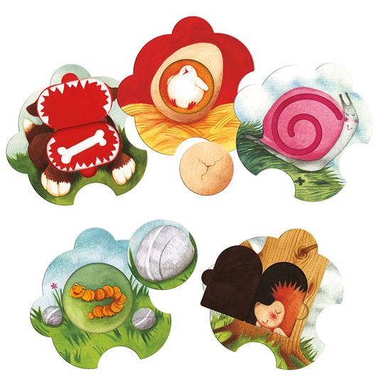 Tocca, esplora e impara. Giochi per stimolare la motricità fine. Ediz. a colori. Con bruco. Con puzzle da manipolare - Barbara Franco - 3