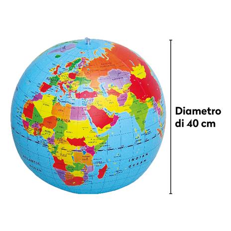 Alla scoperta del mondo. 52 flashcards per giocare con la geografia. Ispirato agli studi di Glenn Doman. Ediz. a colori. Con 52 flashcards. Con libro-guida per adulti. Con mappamondo gonfiabile - Barbara Franco - 3