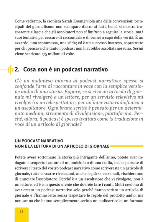 Podcast narrativo. Come si racconta una storia nell'epoca dell'ascolto digitale - Antonio Iovane - 5