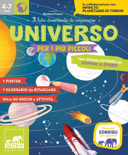 Universo per i più piccoli. Tanti giochi e attività per scoprire lo spazio. Ediz. a colori - copertina