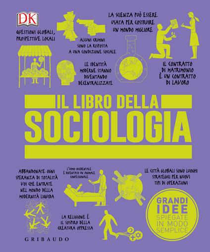 Il libro della sociologia. Grandi idee spiegate in modo semplice - copertina