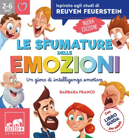 Le sfumature delle emozioni. Un gioco di intelligenza emotiva. Ispirato agli studi di Reuven Feuerstein. Nuova ediz. Con Carte - Barbara Franco,Nicola Tomba - copertina