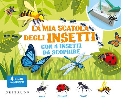 La mia scatola degli insetti con 4 insetti da scoprire. Ediz. illustrata. Con gadget - copertina