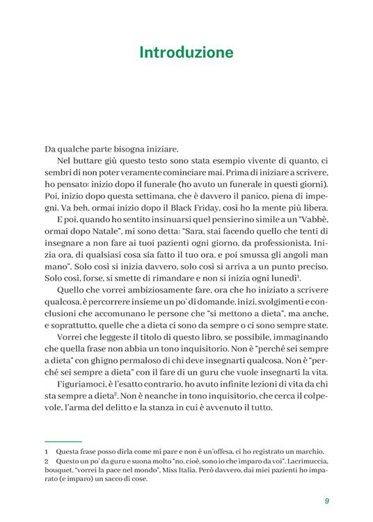 Perché sei sempre a dieta. Riconosci gli schemi, cambia prospettiva, sperimenta - Sara Olivieri - 2