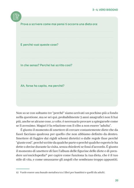 Perché sei sempre a dieta. Riconosci gli schemi, cambia prospettiva, sperimenta - Sara Olivieri - 7