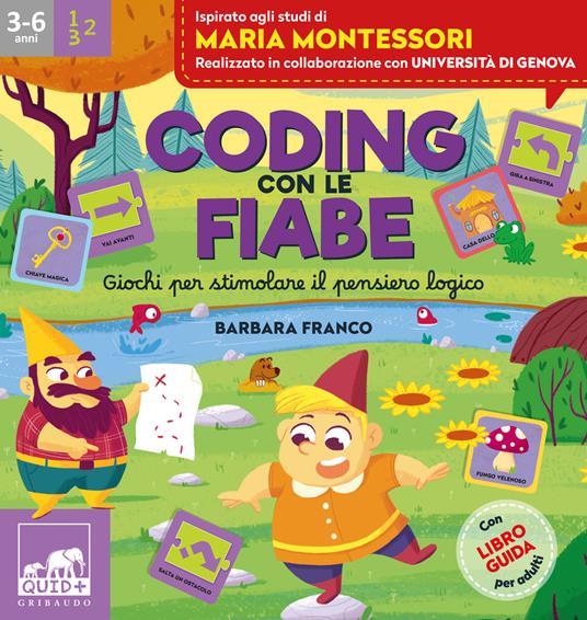 Coding con le fiabe. Giochi per stimolare il pensiero logico. Ediz. a colori. Con 48 carte. Con tappeto gioco - Barbara Franco - copertina