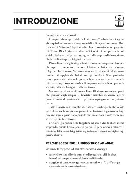 Come e cosa cucinare con la friggitrice ad aria. Ricette e menu per ogni stagione e stile di vita - Rita Aprile - 2