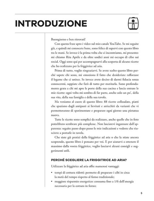 Come e cosa cucinare con la friggitrice ad aria. Ricette e menu per ogni stagione e stile di vita - Rita Aprile - 2